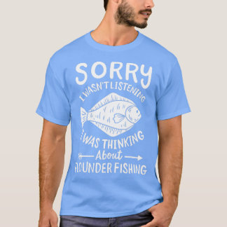 Camiseta Flounder Fishing Fluctuación