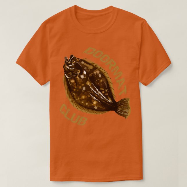 Camiseta Flounder Fluke Doormat Club (Diseño del anverso)