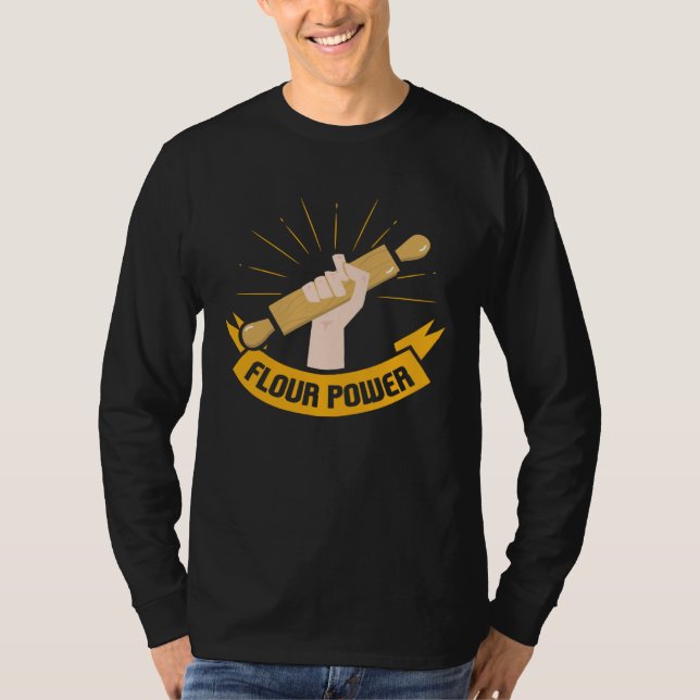 Camiseta Flour Power I Baking & Pastry Shop I Bakers (Anverso)