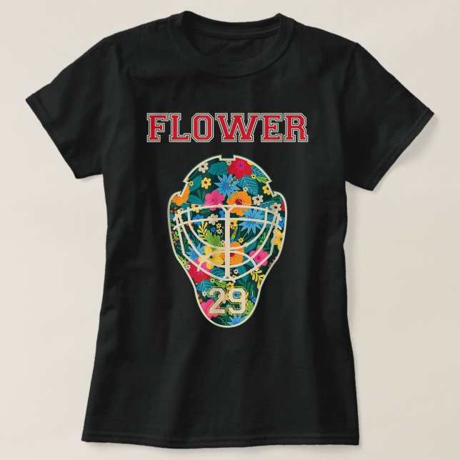 Camiseta FLOWER 29 Wild Goalie Fleury Minnesota Pro Ice Hoc (Diseño del anverso)