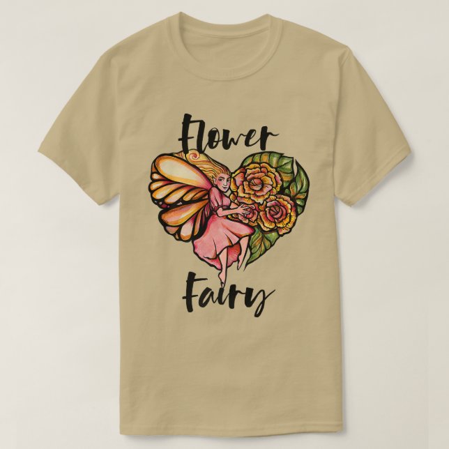 Camiseta Flower Fairies de granero de hadas de hadas (Diseño del anverso)