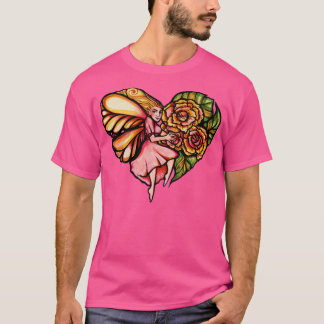 Camiseta Flower Fairy Garden Heart