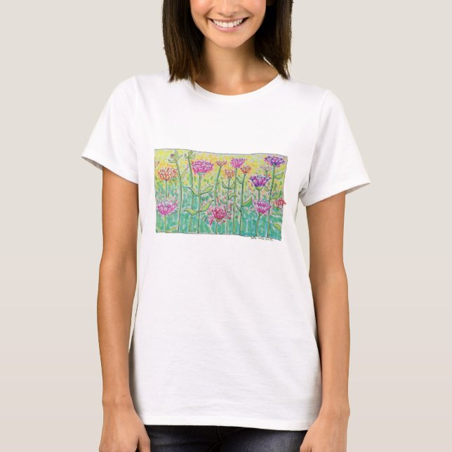 Camiseta Flower Field (Anverso)