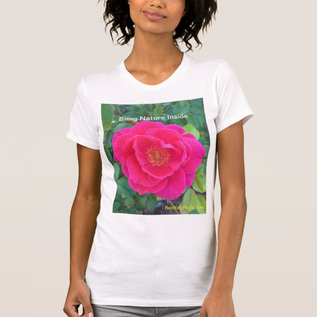 Camiseta Flower Fuschia (Anverso)