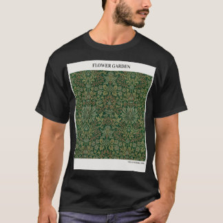 Camiseta FLOWER GARDEN de William Morris,Abstract vintage m