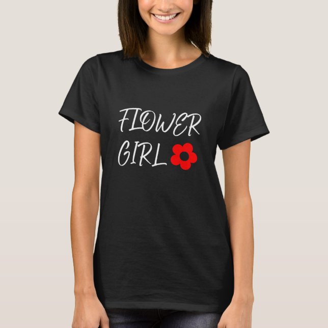 Camiseta Flower Girl (Anverso)