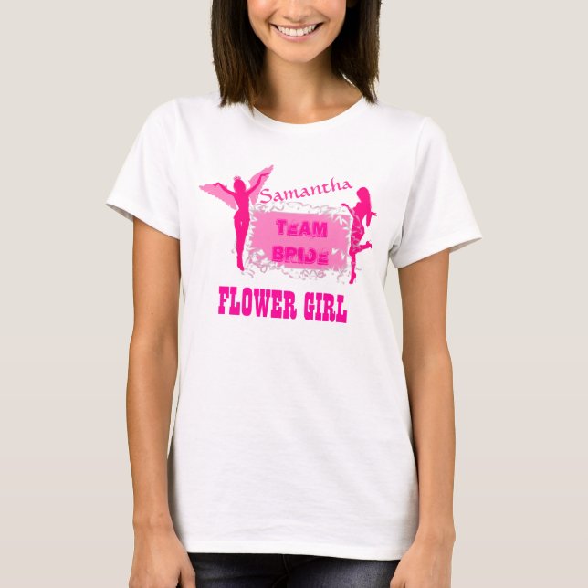 Camiseta Flower Girl soltería (Anverso)