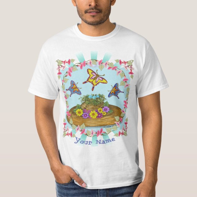 Camiseta Flower Hat Nest (Anverso)