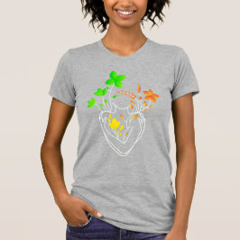 Camiseta Flower Lady - Colorous Retro Day Edition