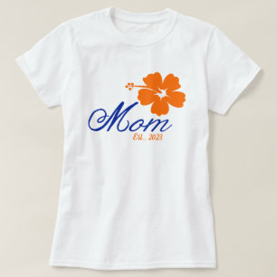 Camiseta Flower Mom instituyó el Día de la Madre Personaliz