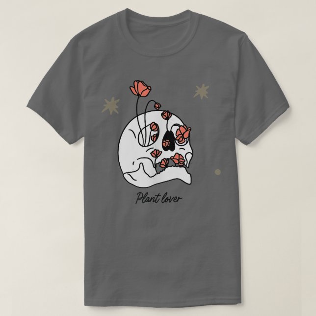 Camiseta Flower  pot design for plant lover  (Diseño del anverso)