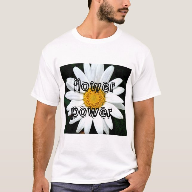 Camiseta Flower power (Anverso)
