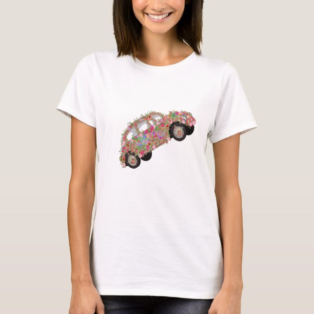Camiseta Flower power (Anverso)