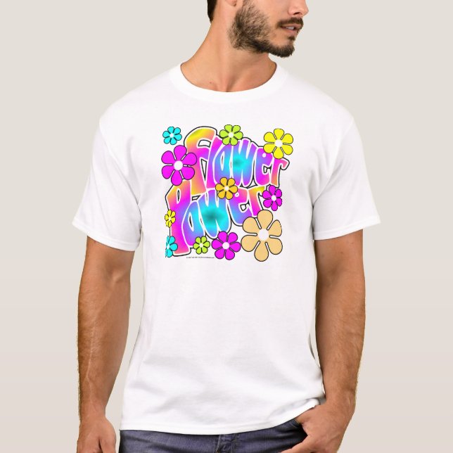 Camiseta Flower power (Anverso)