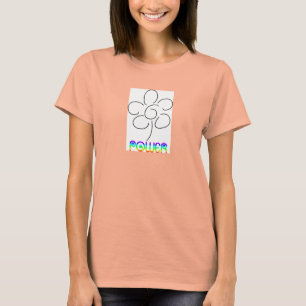 Camiseta Flower power