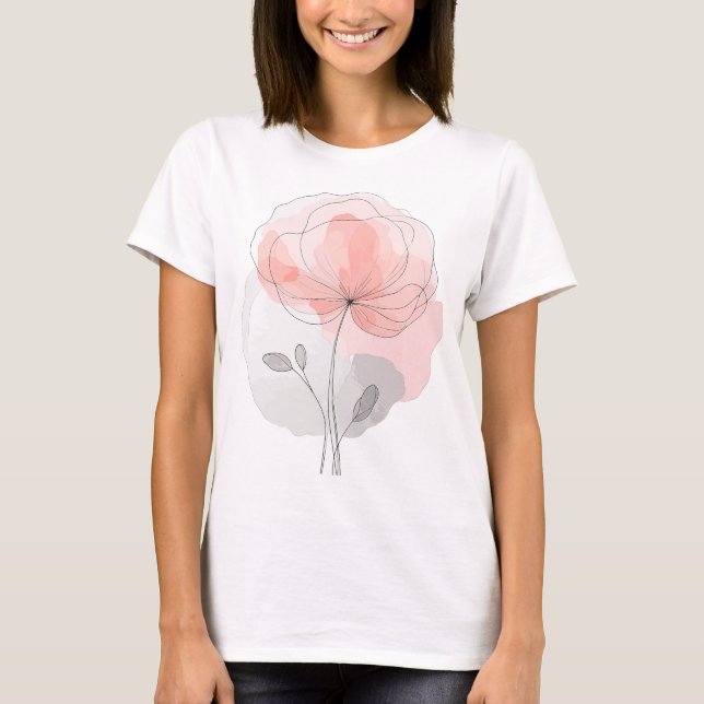 Camiseta Flower Power (Anverso)