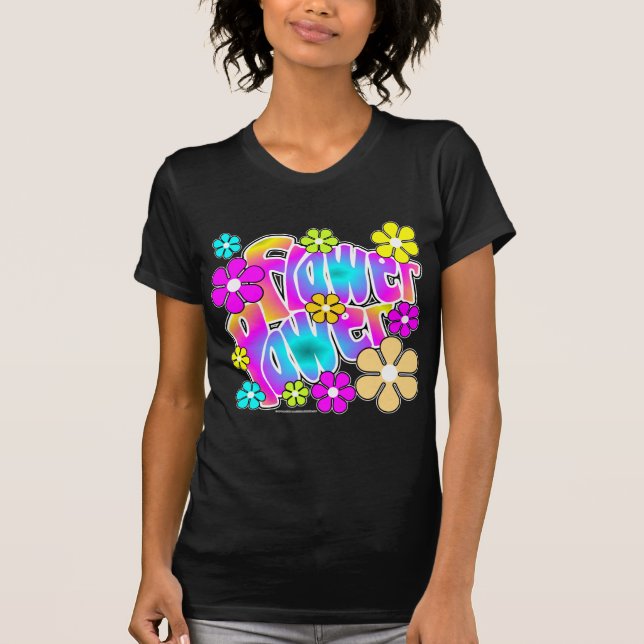 Camiseta Flower power (Anverso)