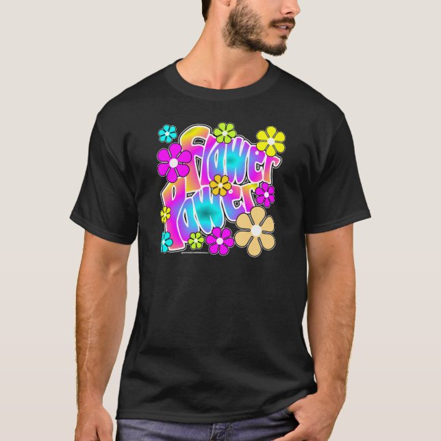 Camiseta Flower power (Anverso)