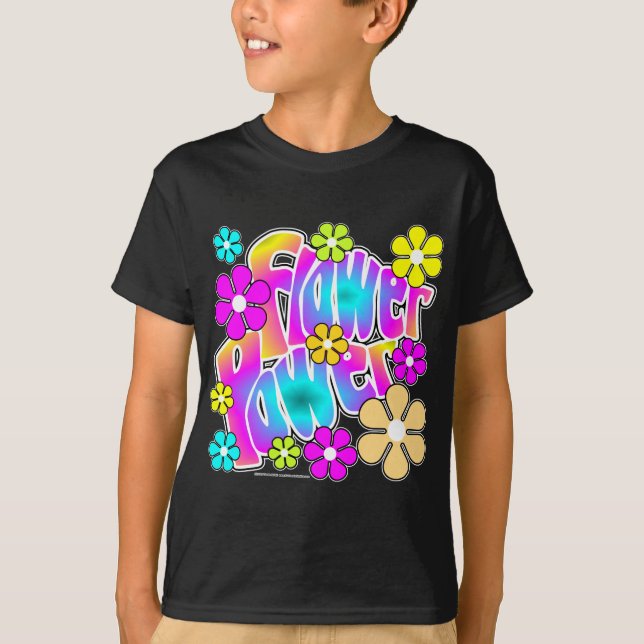 Camiseta Flower power (Anverso)