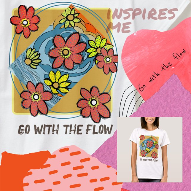 Camiseta Flower Power Beat (Subido por el creador)