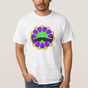 Camiseta Flower Power Bloom II + bigote