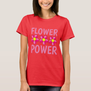 Camiseta FLOWER POWER Damas vestido Hoodie