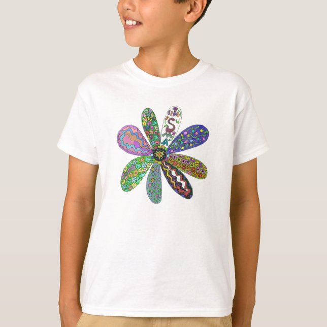 Camiseta Flower power de la curación SMA (Anverso)