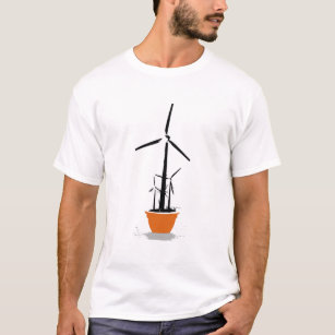 Camiseta Flower power del viento