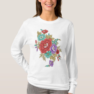Camiseta "Flower Power Fashion Finge"