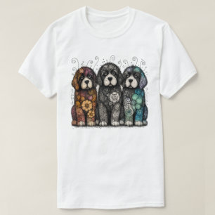 Camiseta Flower Power Newfies