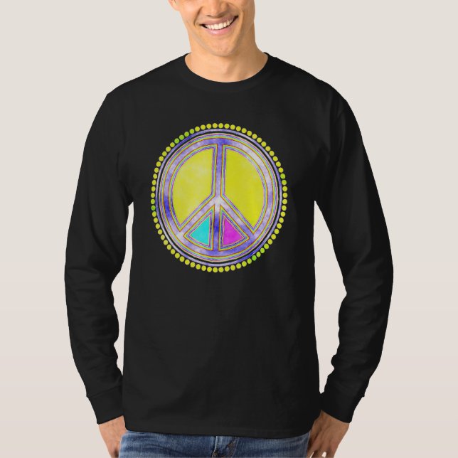 Camiseta Flower Power Peace Sign 2 Fan (Anverso)