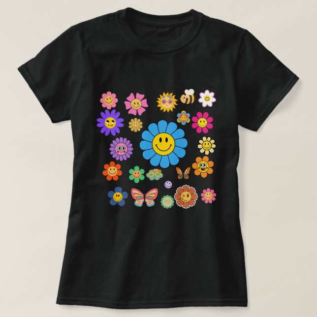 Camiseta Flower Power Women's (Diseño del anverso)