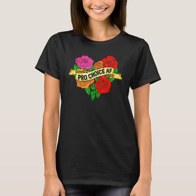 Camiseta Flower Prochoice Af Reproductive Rights (Anverso)