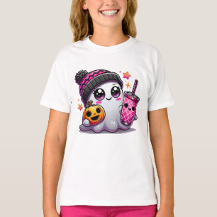 Camiseta Flower Season Cuke Halloween Ghost