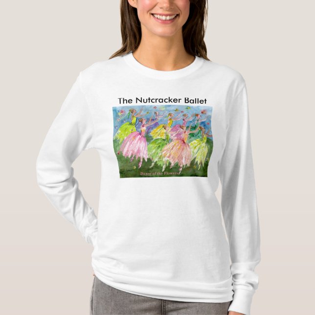 Camiseta flowerdancers., el ballet del cascanueces (Anverso)