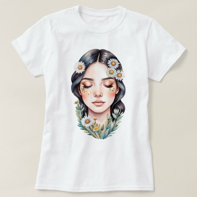 Camiseta FlowerGirl (Diseño del anverso)