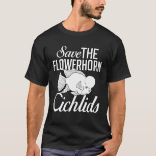 Camiseta Flowerhorn Cichlid Aquarium Food Tank Propietario