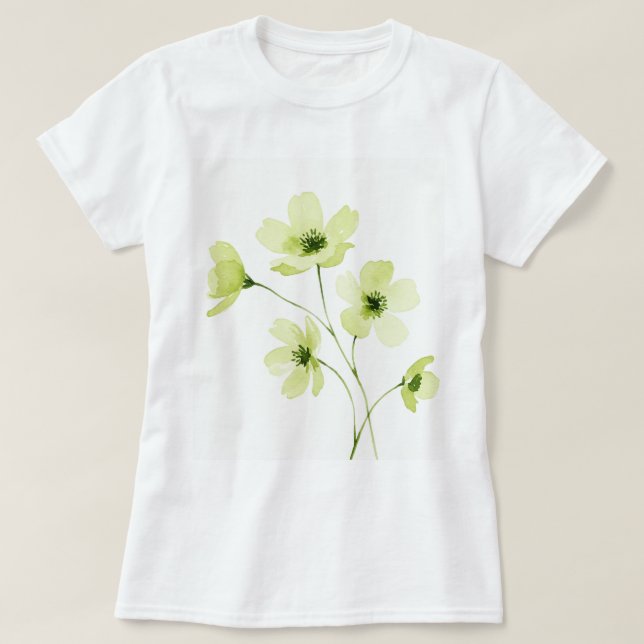 Camiseta Flowers (Diseño del anverso)