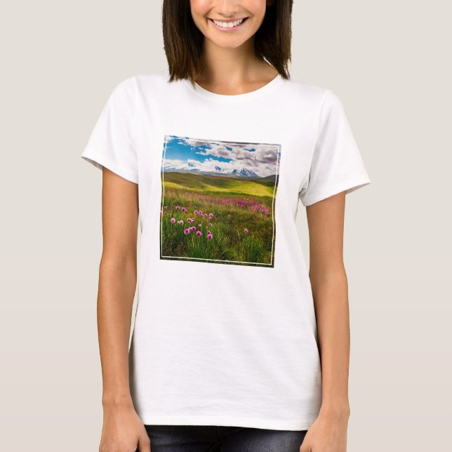 Camiseta Flowers | Altai Mountains, Siberia, Russia (Anverso)