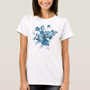 Camiseta flowers blue bouquet
