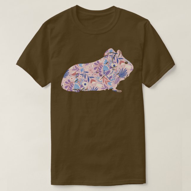 Camiseta Flowers Guinea Pig Premium  (Diseño del anverso)