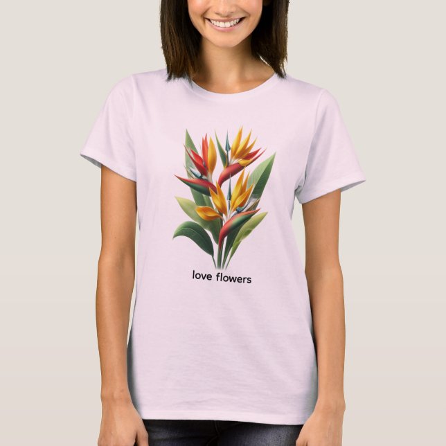 Camiseta flowers T shirt (Anverso)