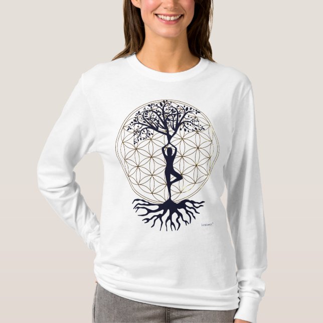 Camiseta Flowertree of Life Longsleeve (Anverso)