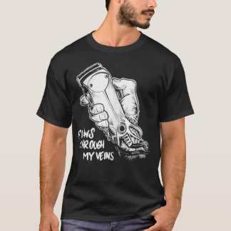 Camiseta Flows Through My Veins Hair Cutting Barber s For