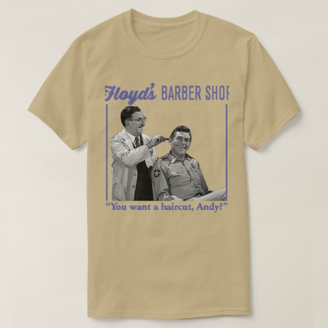 Camiseta Floyds Barber shop (Diseño del anverso)