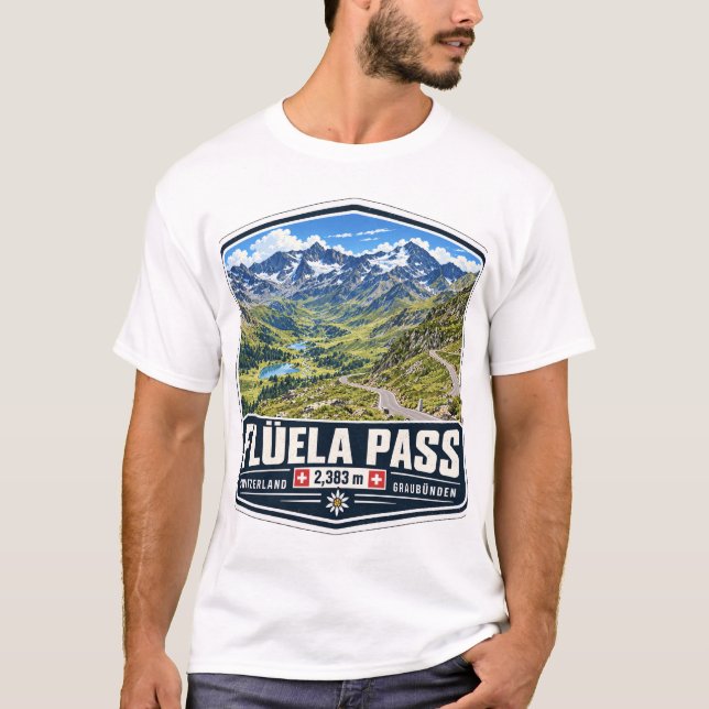 Camiseta Flüela Pass (Anverso)