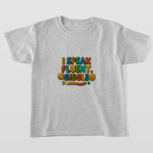 Fluent in Giggles Kids Tee