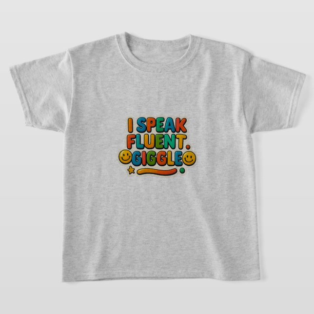 Camiseta Fluent in Giggles Kids Tee (Distribución)