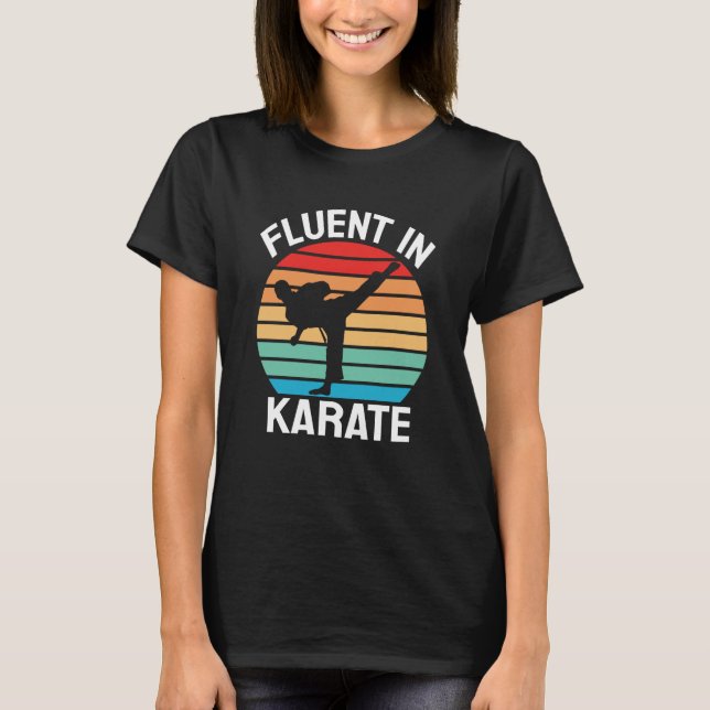 Camiseta Fluent in Karate Funny Karate (Anverso)