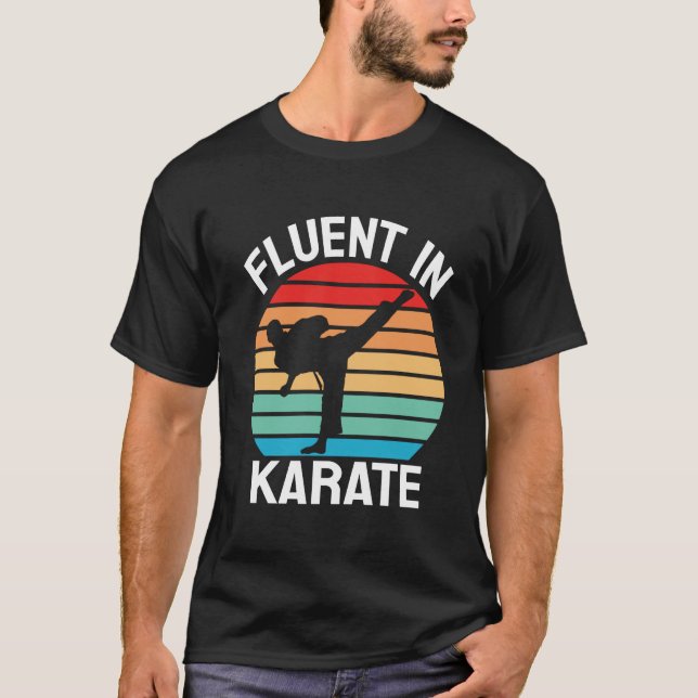 Camiseta Fluent in Karate Funny Karate (Anverso)